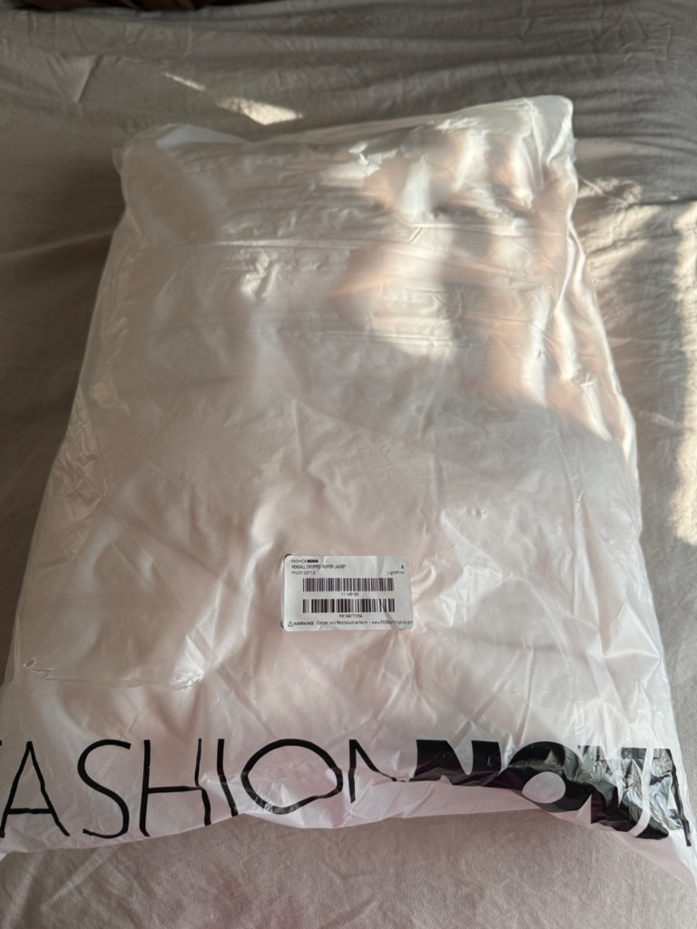 White Packaged Bedding - White